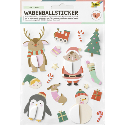 folia Sticker boule en papier de Nol CHRISTMAS