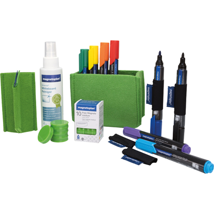 magnetoplan Kit Whiteboard Essentials, vert