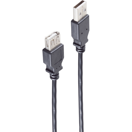 shiverpeaks Cble de rallonge BASIC-S USB 2.0, 0,3 m