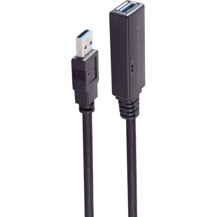 shiverpeaks Cble de rallonge BASIC-S USB 3.0, actif, 5,0 m
