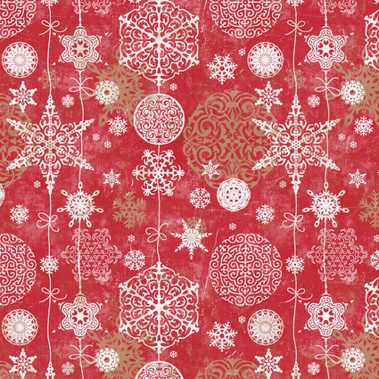 PAPSTAR Serviette  motif de Nol "Shining Snowflakes"