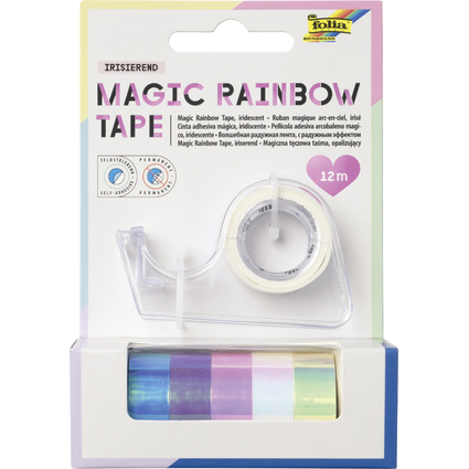 folia Film adhsif iris Magic Rainbow Tape avec dvidoir