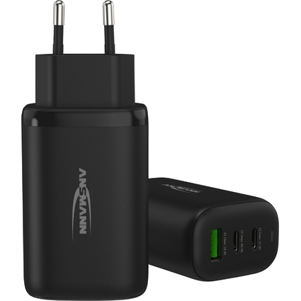 ANSMANN Chargeur USB Home Charger HC365PD, USB-A / 2x USB-C