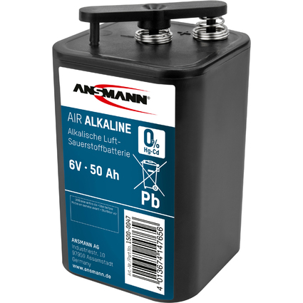 ANSMANN Pile alcaline zinc-air 4R25, 6 volts