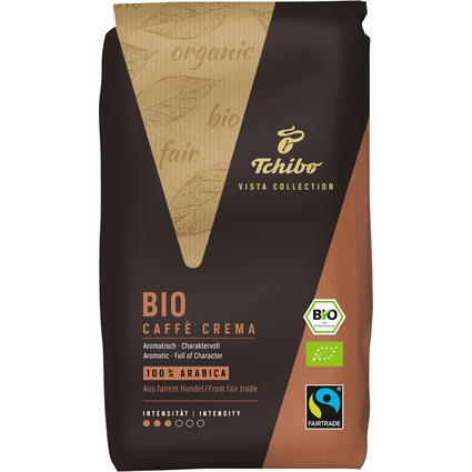 Tchibo Caf "Vista Bio Caff Crema", en grain