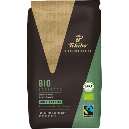 Tchibo Caf "Vista Bio Espresso", en grain