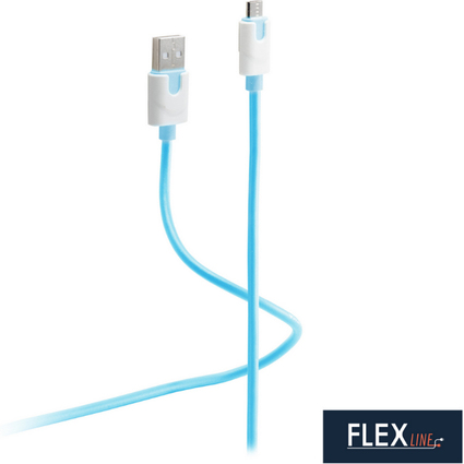 FLEXLINE Cble de chargement & de donnes, USB-A - USB-B