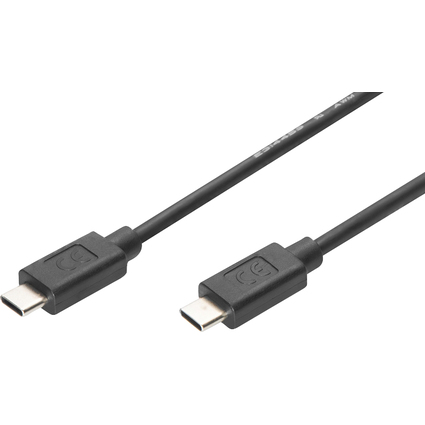 ASSMANN Cble de raccordement USB 2.0, USB-C - USB-C, 1,0 m