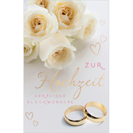 SUSY CARD Hochzeitskarte "Rosenglck 2"
