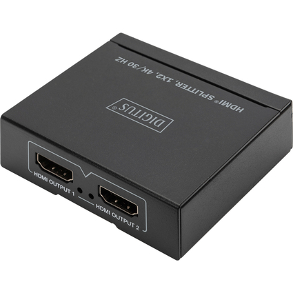 DIGITUS Rpartiteur HDMI 4K, 1x2, 4K / 30 Hz, noir