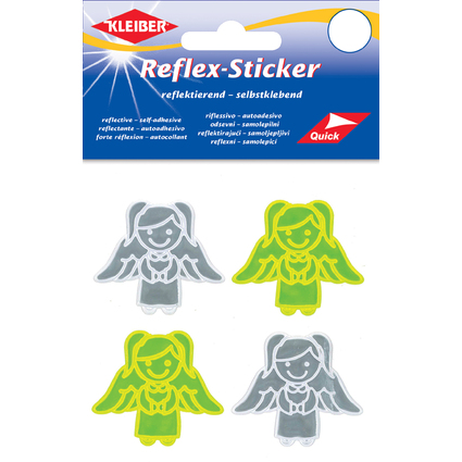 KLEIBER Sticker rflechissant "Ange", argent/jaune