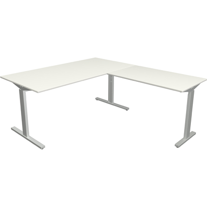 kerkmann Bureau "Form 2" avec extension, (L)1.600 mm, blanc