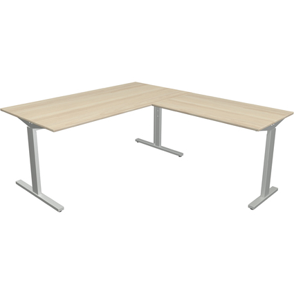 kerkmann Bureau "Form 2" avec extension, (L)1.600 mm, rable