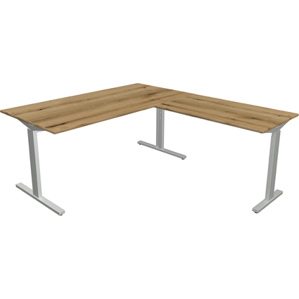 kerkmann Bureau "Form 2" avec extension, (L)1.600 mm, chne