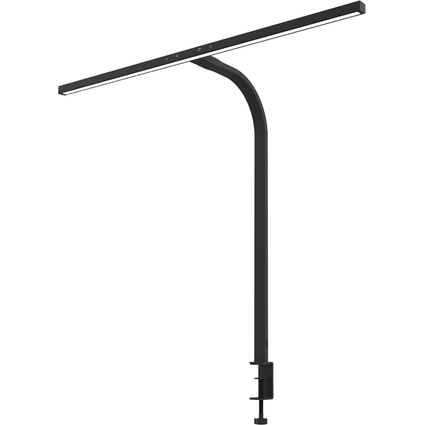 UNiLUX Lampe de bureau  LED STRATA, pied de serrage, noir