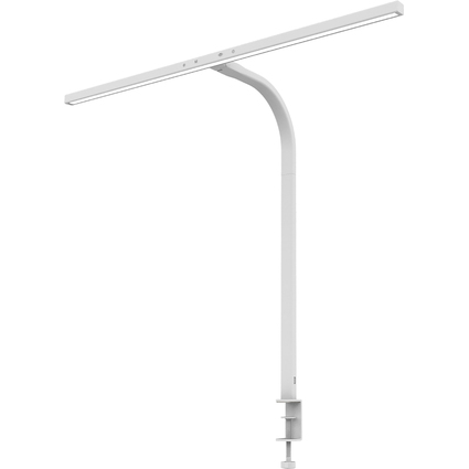UNiLUX Lampe de bureau  LED STRATA, pied de serrage, blanc