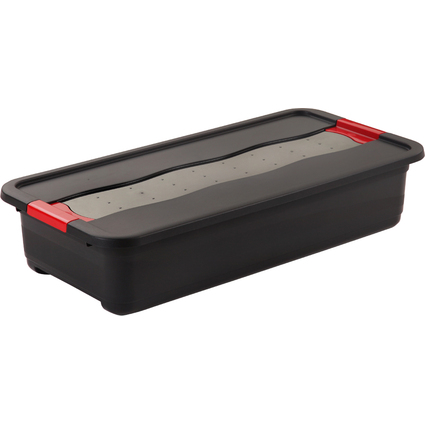 keeeper Bote de rangement "eckhart", 33 L, graphite/rouge