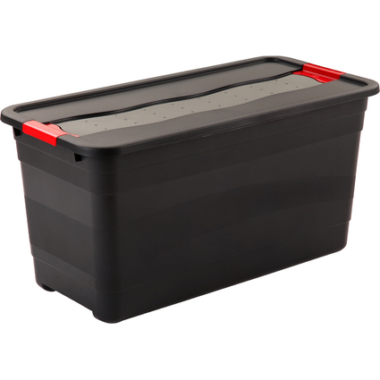 keeeper Bote de rangement "eckhart", 83 L, graphite/rouge