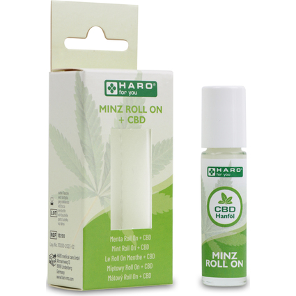 HARO Roll-on menthe + CBD, stick de 10 ml