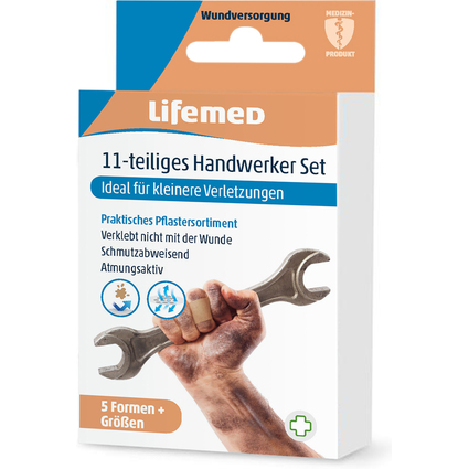 Lifemed Set de pansements "artisan", 11 pices