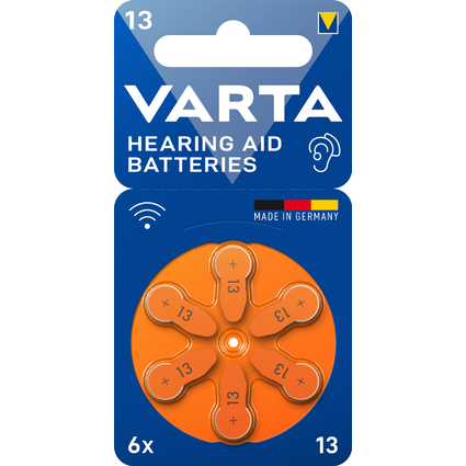 VARTA Pile bouton pour appareil auditif "Hearing Aid