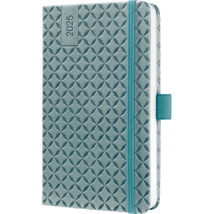 sigel Agenda de poche Jolie Flair 2025, A6, bleu ocan