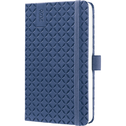 sigel Agenda de poche Jolie Flair 2026, A6, bleu indigo