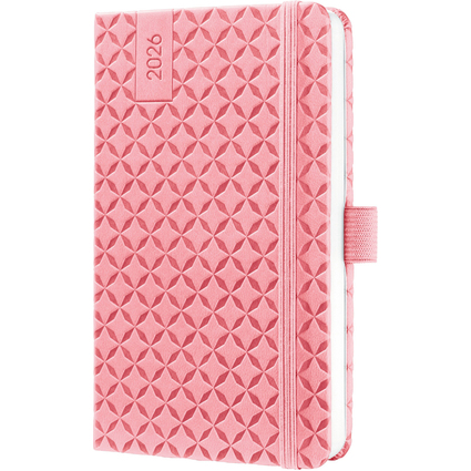 sigel Agenda de poche Jolie Flair 2026, A6, rose