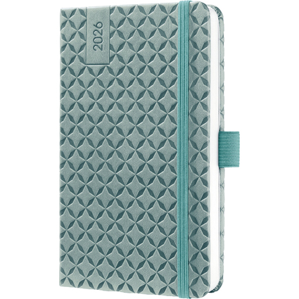 sigel Agenda de poche Jolie Flair 2026, A6, bleu ocan