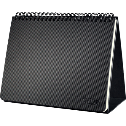 sigel Calendrier de table Conceptum 2026, env. A5, noir