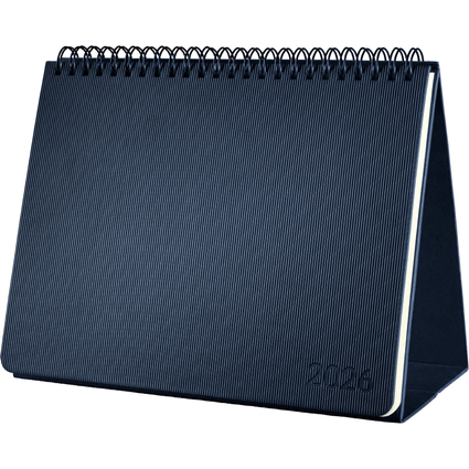 sigel Calendrier de table Conceptum 2026, env. A5, bleu