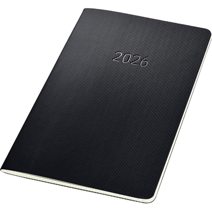 sigel Agenda de poche Conceptum 2026, env. A5, noir
