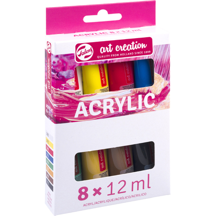 ROYAL TALENS Acrylique Art Creation, 12 ml, set de 8