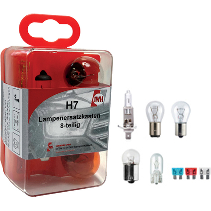 IWH Kit d'ampoules et de fusibles de rechange H7, 8 pices