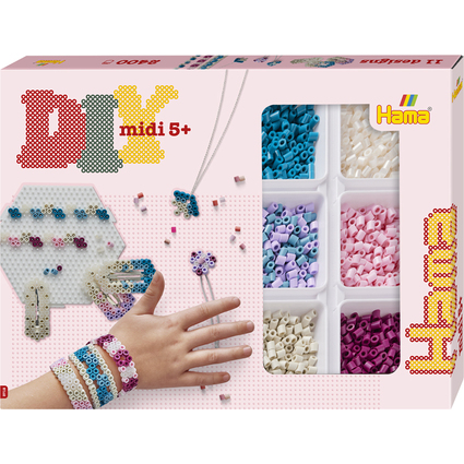 Hama Perles  repasser midi "Bote crative II", coffret