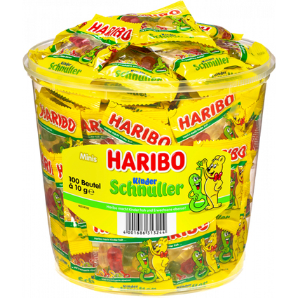 HARIBO Bonbon glifi aux fruits SCHNULLER Minis, bote