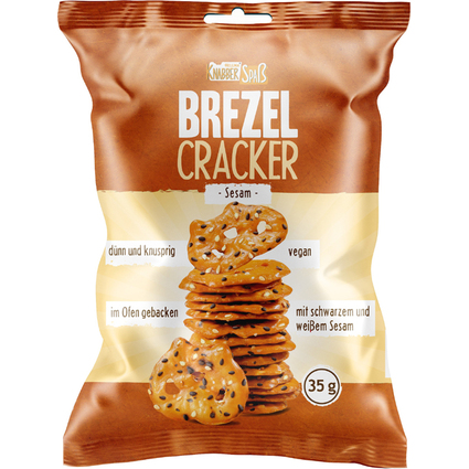 HELLMA Cracker bretzel, ssame, en sachet individuel de 35 g