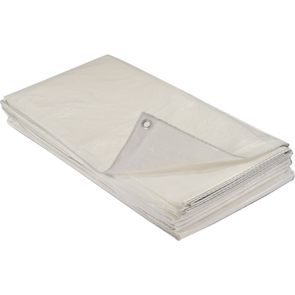 dm-folien Bche de recouvrement, 8 x 12 m, blanc, 250 g