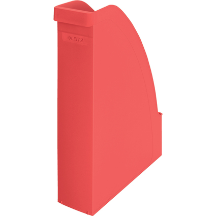 LEITZ Porte-revues Recycle, format A4, PS, rouge clair