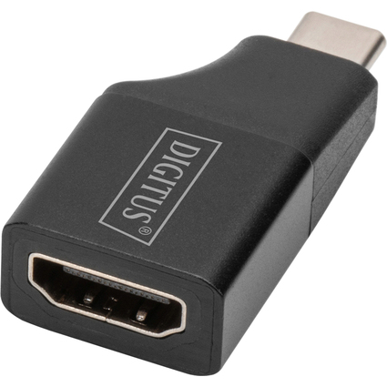 DIGITUS Adaptateur USB 4K, USB-C mle - HDMI A/B femelle