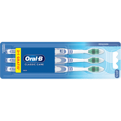 Oral-B Brosse  dents CLASSIC CARE 35, medium, pack 2+1