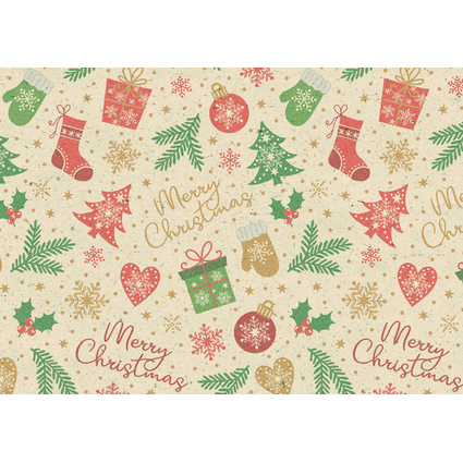 SUSY CARD Papier cadeau de Nol "Simply Christmas"