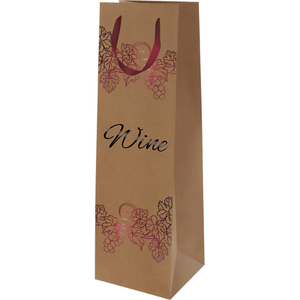 SUSY CARD Sac cadeau pour bouteille "Wine Bouquet"