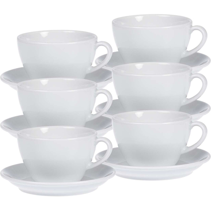 Esmeyer Tasse  caf "Bistro", set de 6, blanc