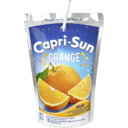 Capri-Sun Boisson  base de jus de fruits ORANGE, 10 x 0,2 l