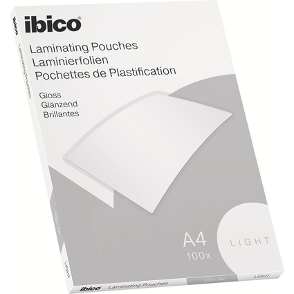 ibico Basics Pochette de plastification, A4, 150 microns