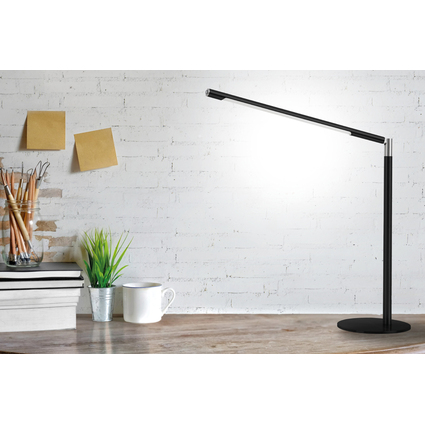 Hansa Lampe de bureau  LED "Aura", avec socle, noir