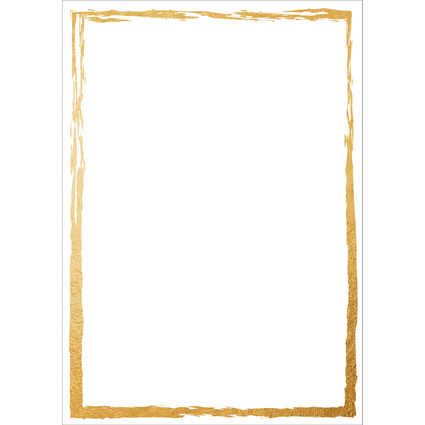 sigel papier Design "Golden frame", A4, 200 g/m2