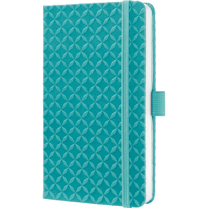 sigel Carnet de notes Jolie Flair, similicuir, A6, turquoise