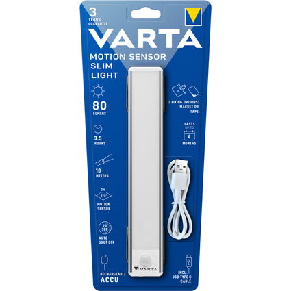 VARTA Lampe LED sous plan "Motion Sensor Slim Light"